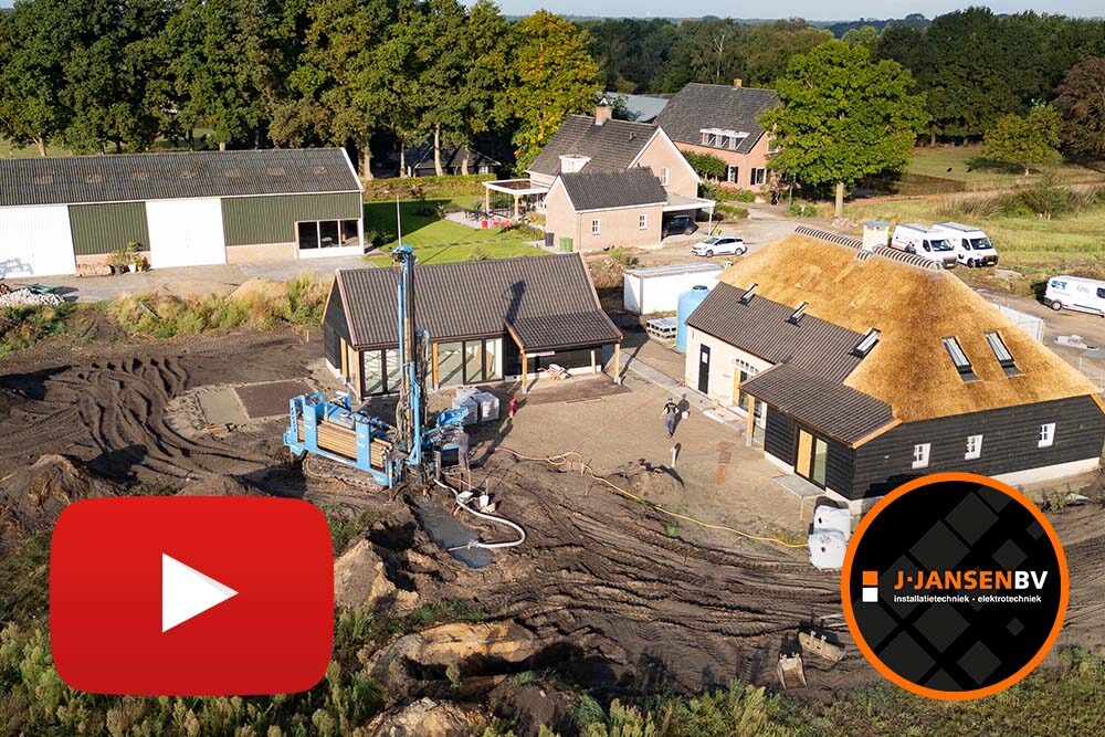 J Jansen BV - Project in beeld: Installatie brongebonden warmtepomp te Gilze